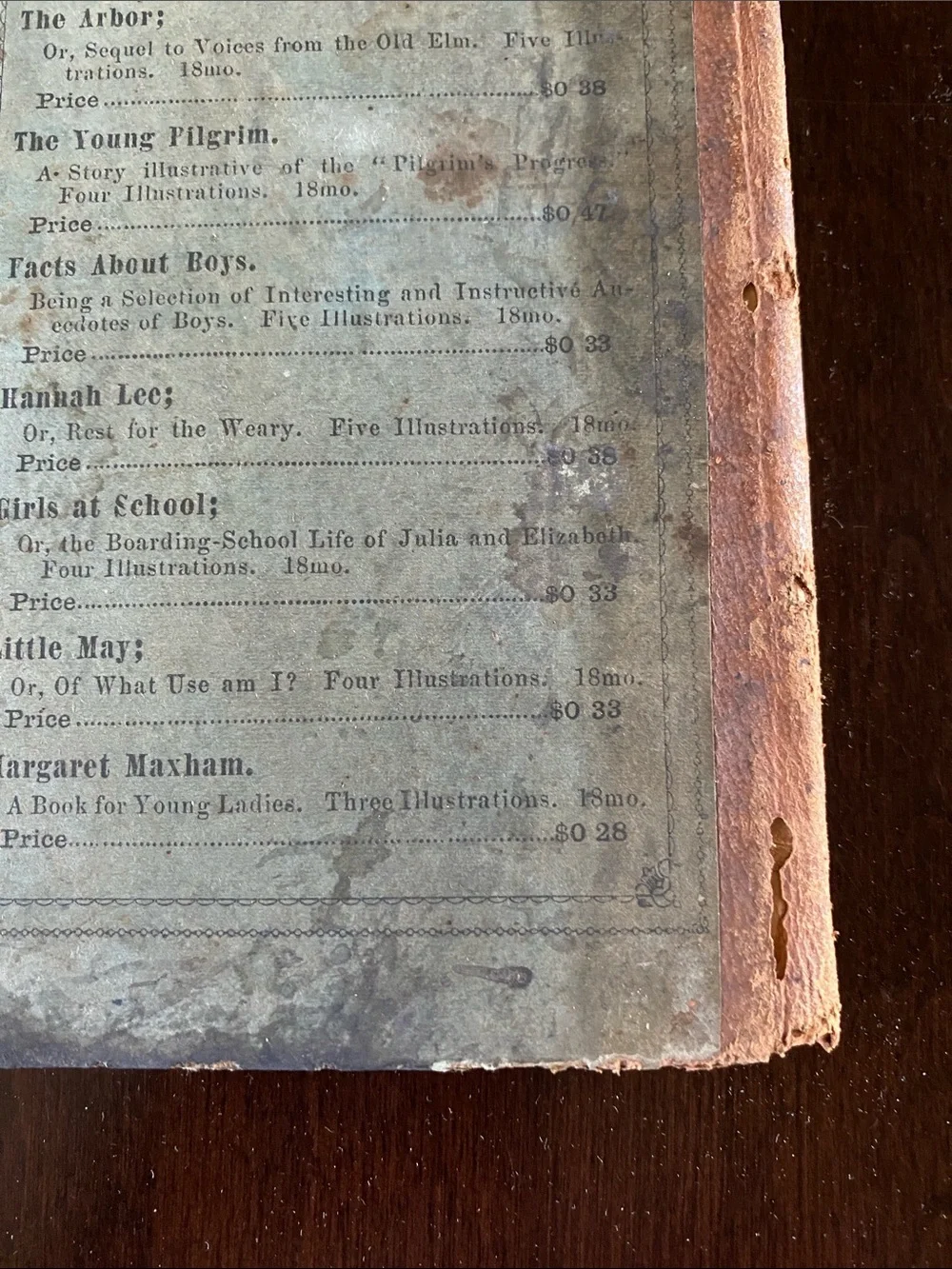 Vintage-Style Kids Lesson Book - Blue Cover